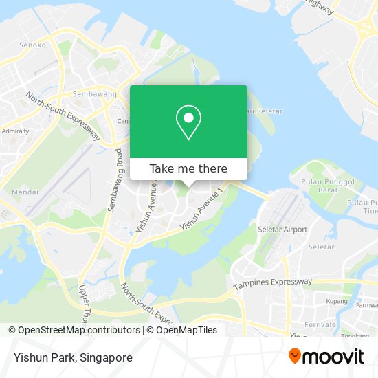 Yishun Park map