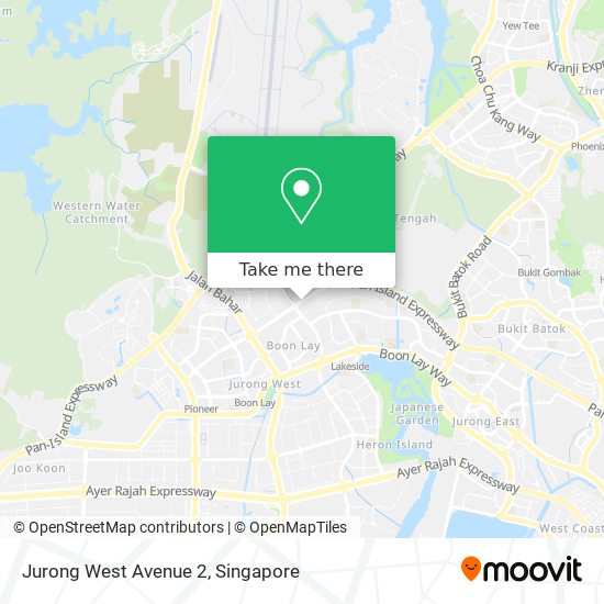 Jurong West Avenue 2 map