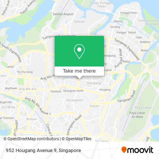 952 Hougang Avenue 9 map