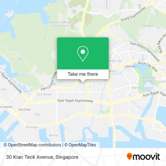 30 Kian Teck Avenue map