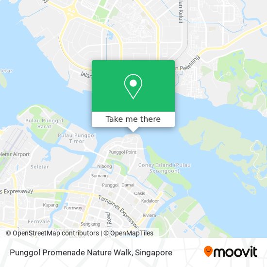 Punggol Promenade Nature Walk map