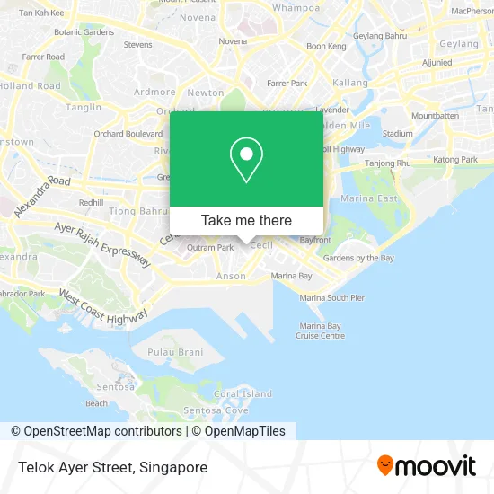Telok Ayer Street map