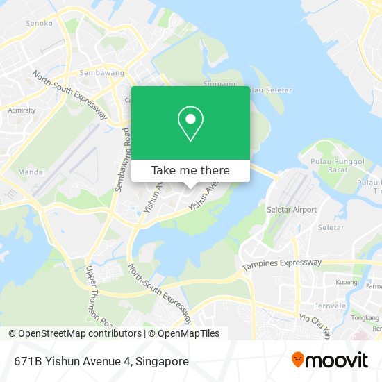 671B Yishun Avenue 4 map