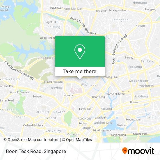 Boon Teck Road map