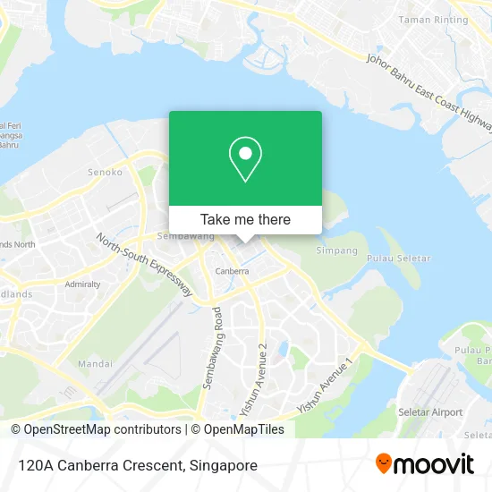 120A Canberra Crescent map