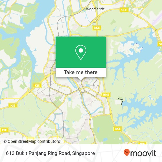 613 Bukit Panjang Ring Road map