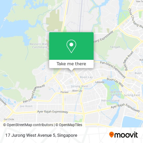 17 Jurong West Avenue 5地图