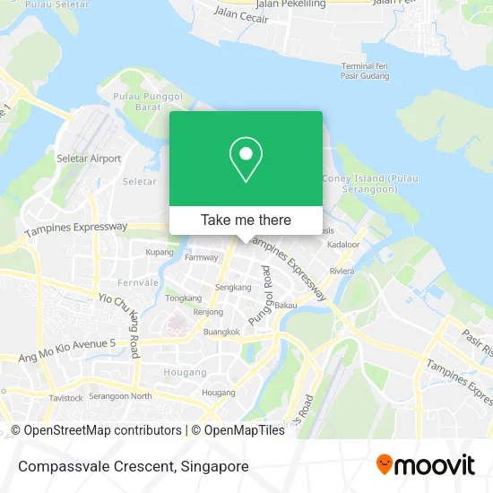 Compassvale Crescent map