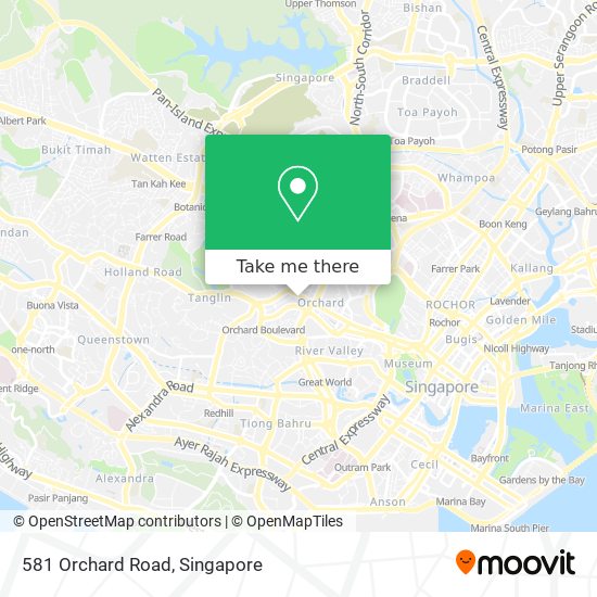 581 Orchard Road地图