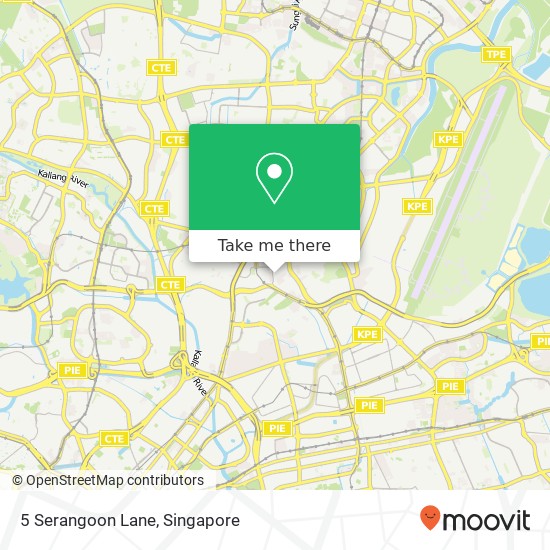 5 Serangoon Lane map