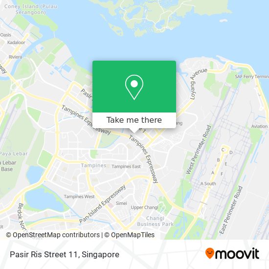 Pasir Ris Street 11 map