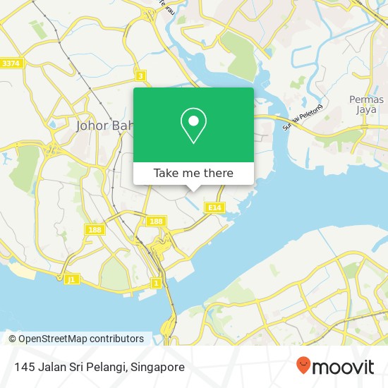 145 Jalan Sri Pelangi map