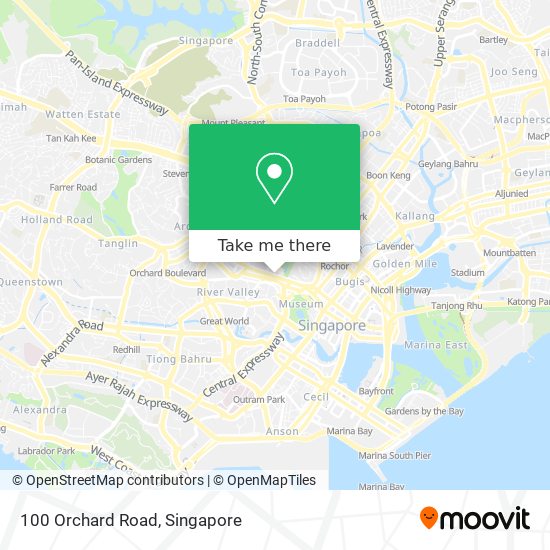 100 Orchard Road map