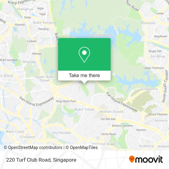 220 Turf Club Road map