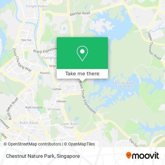 Chestnut Nature Park map