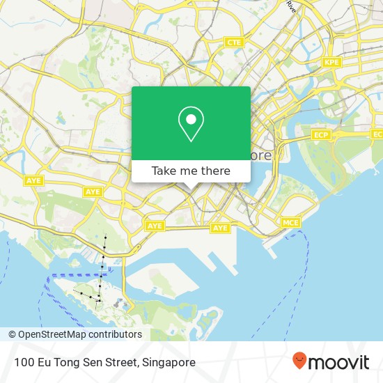 100 Eu Tong Sen Street map