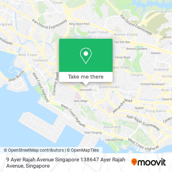 9 Ayer Rajah Avenue Singapore 138647 Ayer Rajah Avenue map