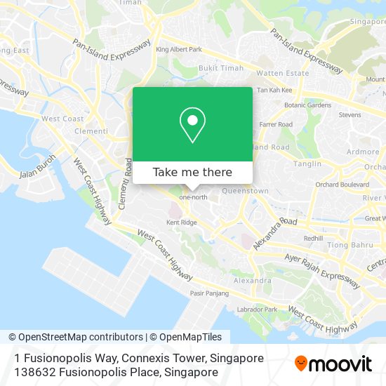 1 Fusionopolis Way, Connexis Tower, Singapore 138632 Fusionopolis Place地图