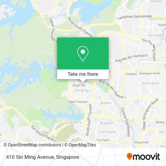 410 Sin Ming Avenue map