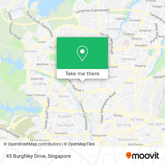 45 Burghley Drive map