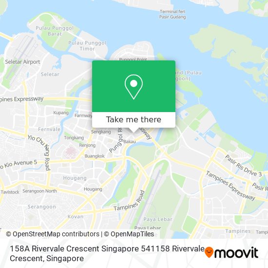 158A Rivervale Crescent Singapore 541158 Rivervale Crescent地图