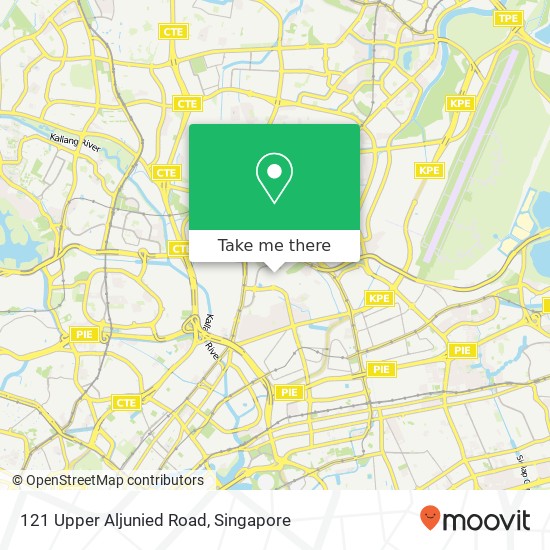 121 Upper Aljunied Road map