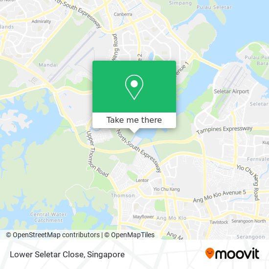 Lower Seletar Close map