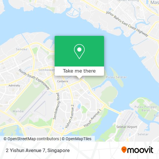 2 Yishun Avenue 7 map