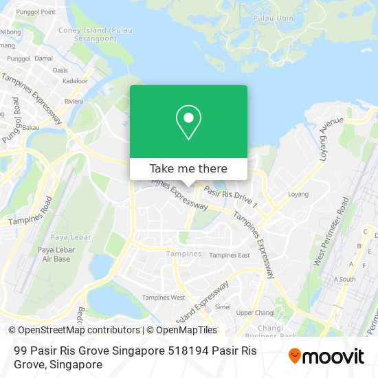 99 Pasir Ris Grove Singapore 518194 Pasir Ris Grove map