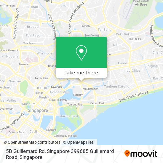 5B Guillemard Rd, Singapore 399685 Guillemard Road地图