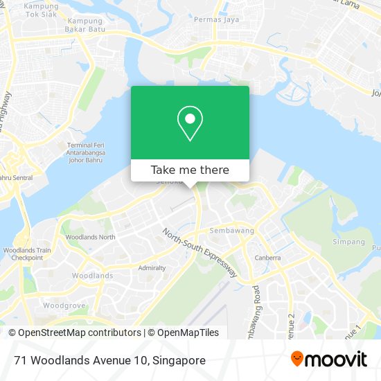 71 Woodlands Avenue 10 map