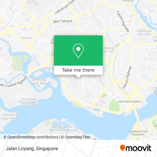 Jalan Loyang地图