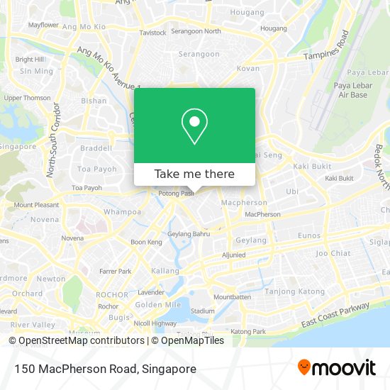 150 MacPherson Road地图