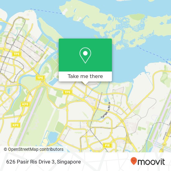 626 Pasir Ris Drive 3 map