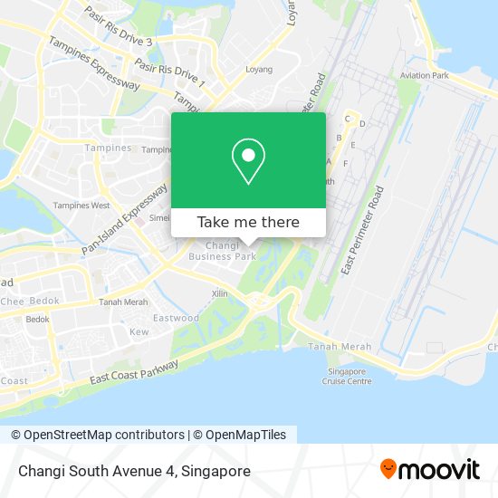 Changi South Avenue 4 map