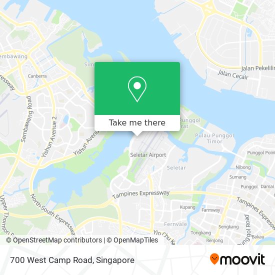 700 West Camp Road map