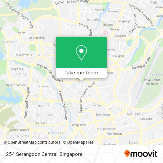 254 Serangoon Central map