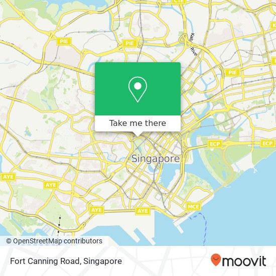 Fort Canning Road map