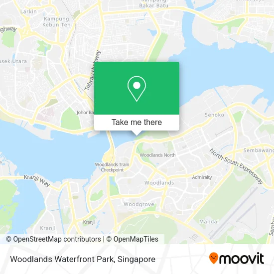 Woodlands Waterfront Park地图