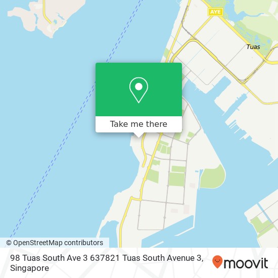 98 Tuas South Ave 3 637821 Tuas South Avenue 3 map
