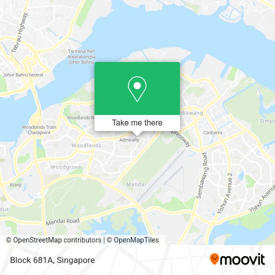 Block 681A map