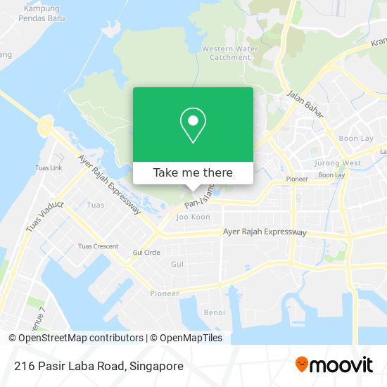 216 Pasir Laba Road map