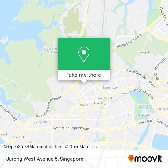 Jurong West Avenue 5 map