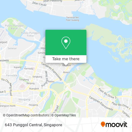 643 Punggol Central map