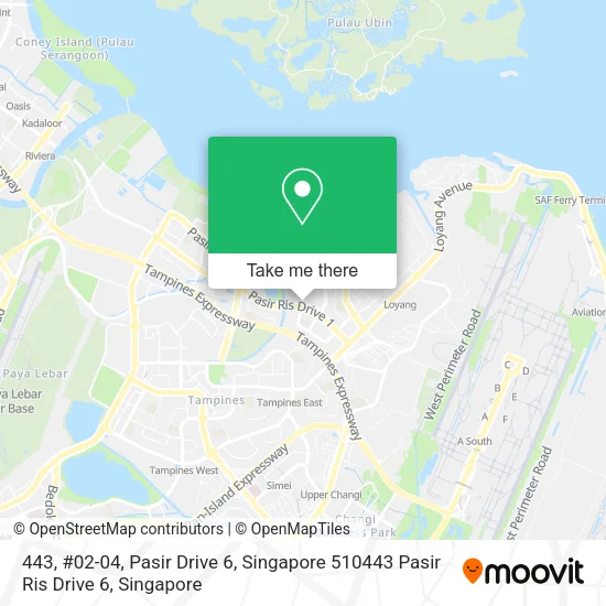 443, #02-04, Pasir Drive 6, Singapore 510443 Pasir Ris Drive 6 map