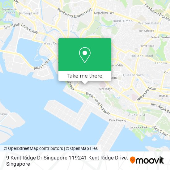 9 Kent Ridge Dr Singapore 119241 Kent Ridge Drive地图