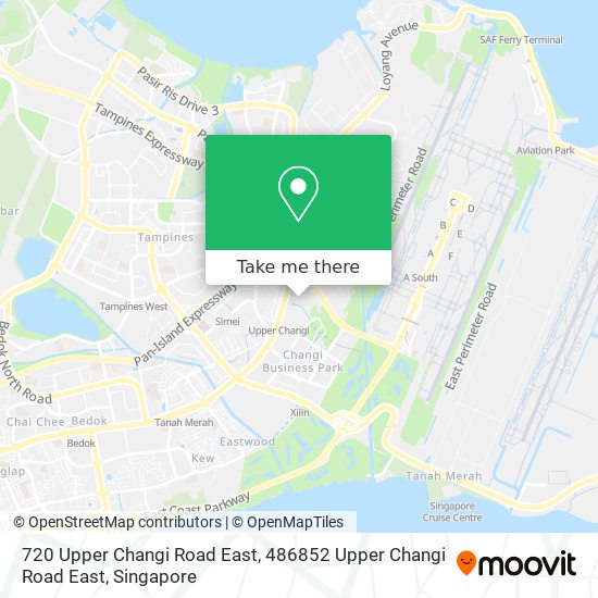 720 Upper Changi Road East, 486852 Upper Changi Road East map