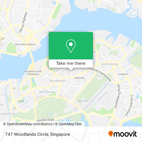 747 Woodlands Circle map