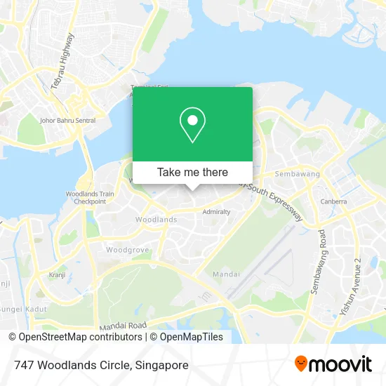 747 Woodlands Circle map