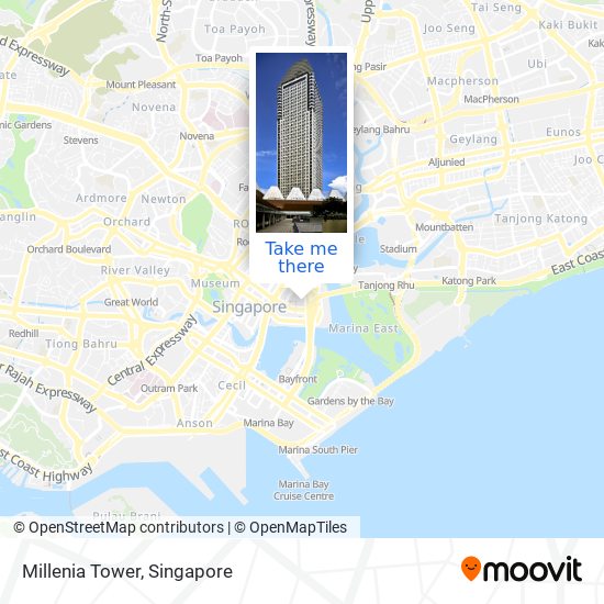Millenia Tower地图
